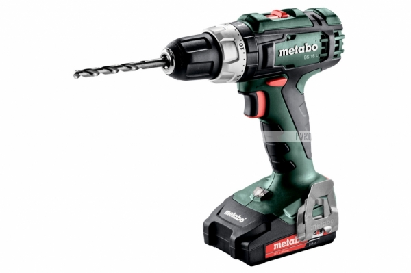 Аккумуляторный винтоверт Metabo BS 18 L 602321500, 50 Нм,13 мм,2х2 Ач,кейс