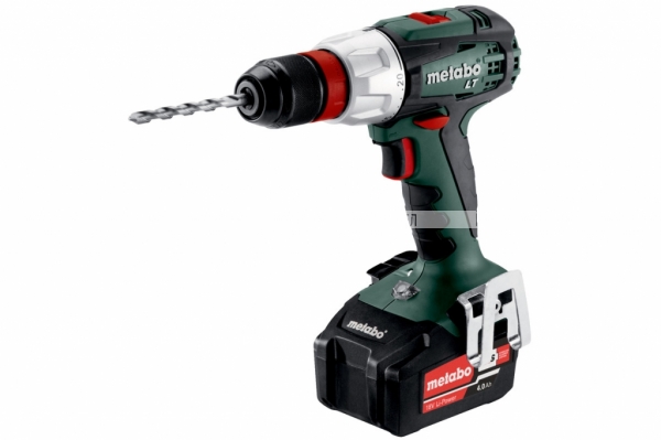 BS 18 LT Quick Аккумуляторная дрель-винтоверт Metabo 602104500, 60 Нм, 2х4, 0 Ач LiIon,кейс