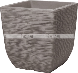 Кашпо Keter Square Costwold Planter 32cm (тем.коричневый) (SAP 239148) 239148