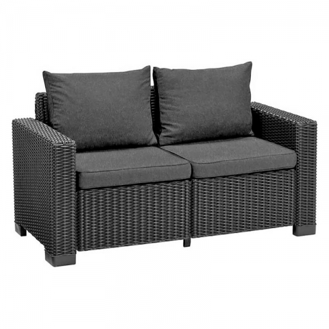 products/Диван двухместный Keter California 2-sofa (17193539) графит 231563