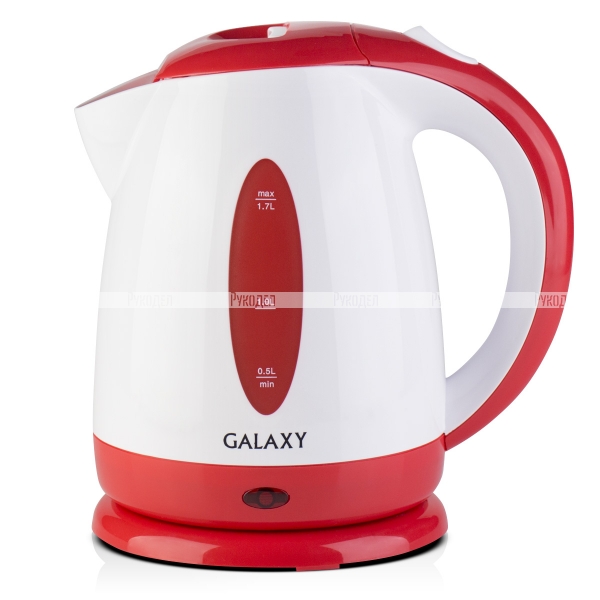 Чайник электрический GALAXY GL0221 (красный), гл0221крас
