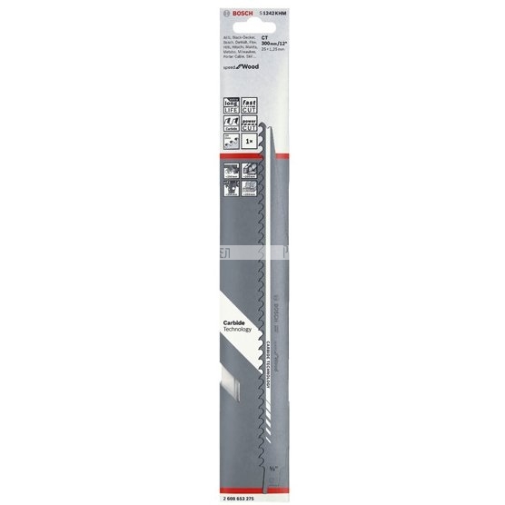 Пилка по дереву S1242KHM Speed for Wood Bosch 2608653275