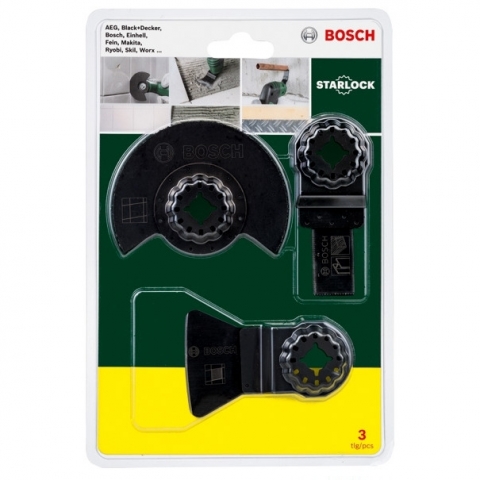 products/Набор оснастки Bosch Starlock Tiles для многофункциональных устройств (3 шт.) (арт. 2607017324)