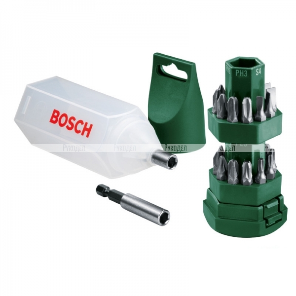 Набор 24 Биты + магнитный держатель Bosch (арт. 2607019503)