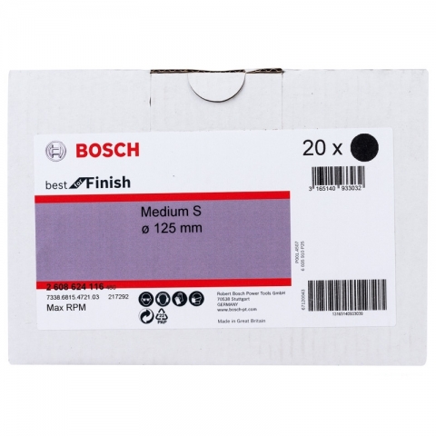 products/Нетканый шлифкруг Bosch Best for Finish Medium S 125 мм (арт. 2608624116)