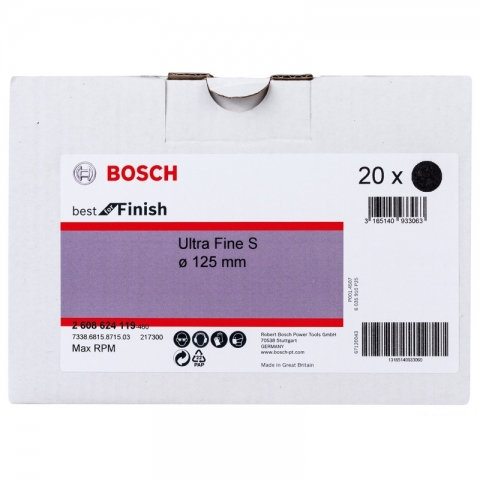 products/Нетканый шлифкруг Bosch Best for Finish Ultra Fine S 125 мм (арт. 2608624119)