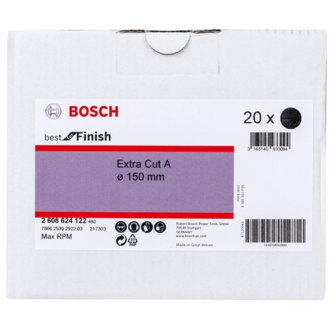 products/Нетканый шлифкруг Bosch Best for Finish Extra Cut A 150 мм (арт. 2608624122)