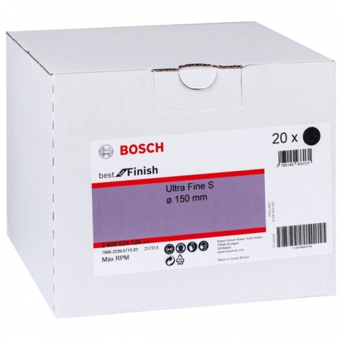products/Нетканый шлифкруг Bosch Best for Finish Ultra Fine S 150 мм (арт. 2608624126)