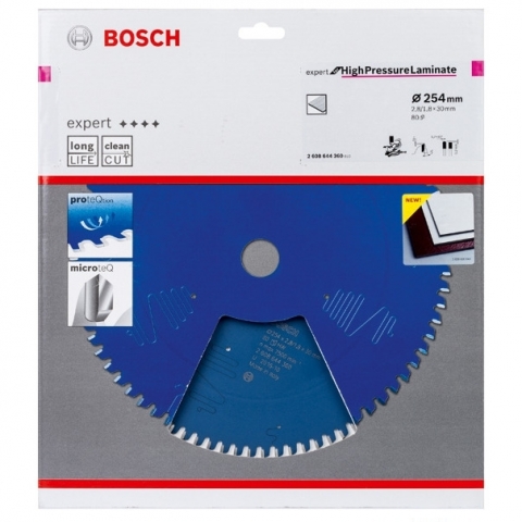 products/Диск пильный Expert for High Pressure Laminate (254x30 мм; 2.8/1.8 мм; 80T) Bosch 2608644360