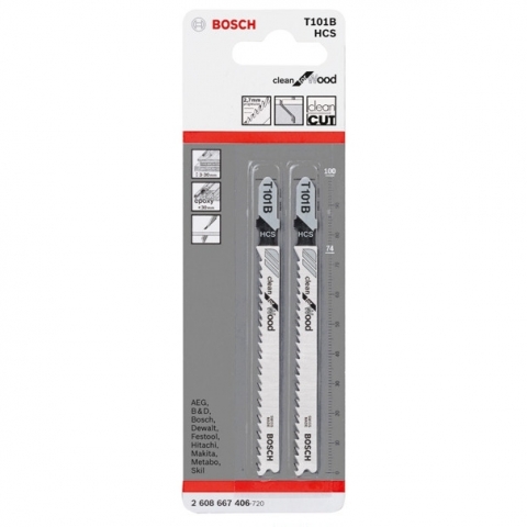 products/Пилка для лобзика Bosch Clean for Wood T 101 B (2 шт.) (арт. 2608667406)