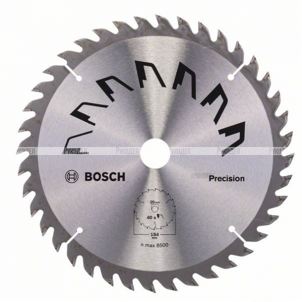 Пильный диск PRECISION GP WO H 184x20-40 Bosch 2609256864