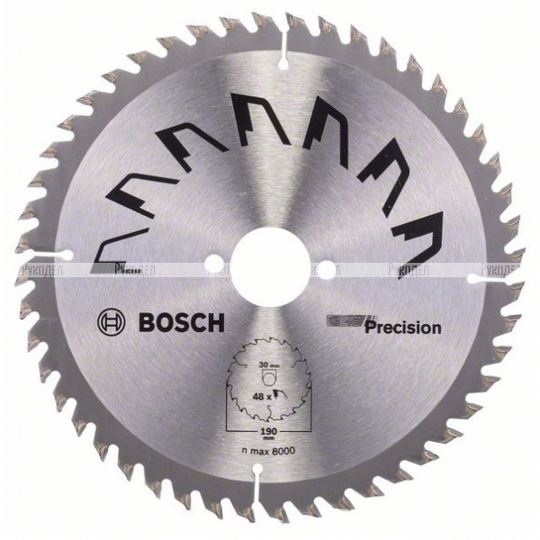 Циркулярный диск (190x30 мм; 48 зубьев) PRECISION Bosch 2609256870