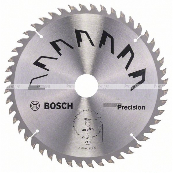 Циркулярный диск (210x30 мм; 48 зубьев) PRECISION Bosch 2609256873