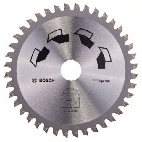 products/Циркулярный диск (130x20/16 мм; 40 зубьев) SPECIAL Bosch 2609256884