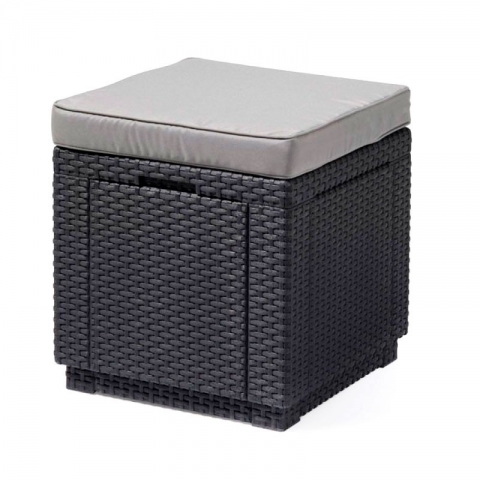 products/Пуф Alliber Cube With (17192157+) графит - прохладный серый 213785