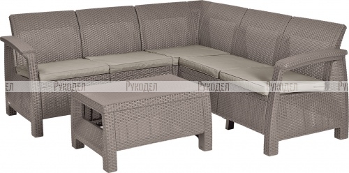 Комплект мебели Keter Corfu Relax set (17202123), капучино 227845