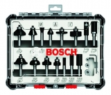 Набор фрез смешанный Bosch 1/4 15шт. (арт. 2607017473)