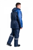 Куртка зимняя для инженера (тк.Оксфорд), т.синий/васильковый, Факел арт. 87469374
