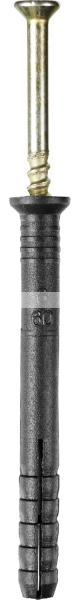 Дюбель-гвоздь полипропиленовый, потайный бортик, 6 x 60 мм, 1500 шт, STAYER арт.30640-06-060
