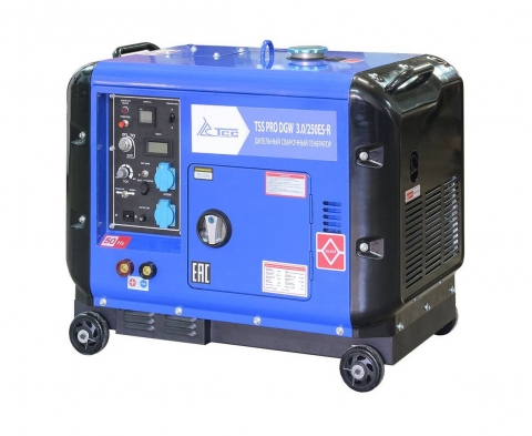 products/Дизельный сварочный генератор в кожухе TSS PRO DGW 3.0/250ES-R, арт. 022834