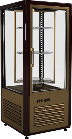 products/Шкаф холодильный D4 VM 120-2 (R120Cвр) (1015-0102 (бежево-коричневый)) Полюс 1801511p.96