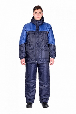 products/Куртка зимняя мужская для инженера (тк.Оксфорд), т.синий/васильковый, Факел арт. 87468924