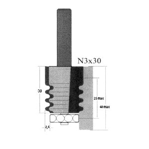 products/Фреза Globus 2600 №3 кромочная фигурная