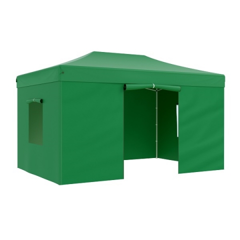 products/Тент-шатер быстросборный Helex 4336, 3x4,5х3м полиэстер зеленый