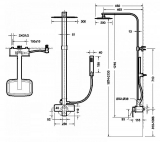 Душевой гарнитур Bravat Phillis F956101C-A-ENG