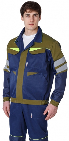 products/Куртка укороченная мужская PROFLINE BASE, т.синий/оливковый, Факел арт. 87468774