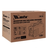 Инверторный аппарат дуговой сварки MTX MMA-180S, 180 А, ПВ60, диаметр электрода 1,6-4,0 мм 94390