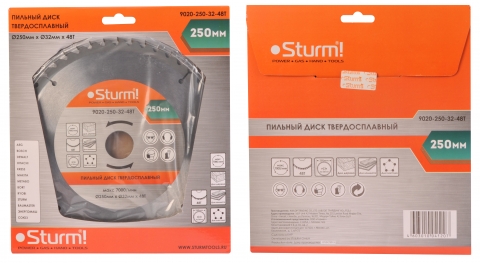 products/Пильный диск Sturm 9020-250-32-48T