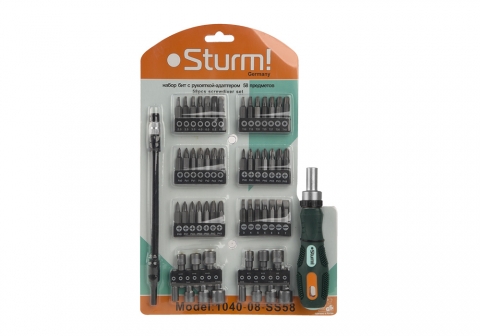 products/Отвертка с насадками Sturm 1040-08-SS58