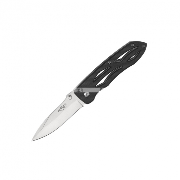 Нож складной Следопыт "Firebird by Ganzo" с клипсой, дл.клинка 76 мм, сталь 440С, цв. чёрный, G615 (F615)
