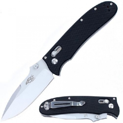 products/G704-BK (F704-BK) Нож складной с клипсой, дл.клинка 85 мм, сталь 440С, цв. чёрный.Следопыт