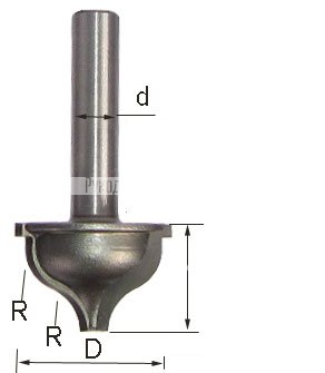 Фреза Globus 2056 R8 пазовая фасонная