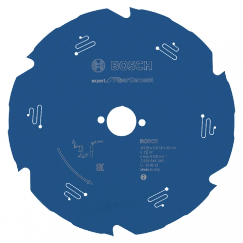 products/Пильный диск Bosch Expert for Fiber Cement, 235x30 мм, 6T, по фиброцементу, арт. 2608644348