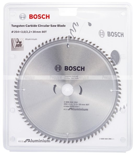 Пильный диск ECO AL (254x30 мм; 80T) Bosch 2608644394