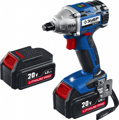 products/Ударный гайковерт аккумуляторный, BL-motor,Зубр 2 АКБ GB-250 A5