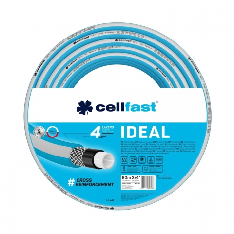 products/Садовый шланг 4 слоя Cellfast IDEAL 3/4" 50 м, арт. 10-262