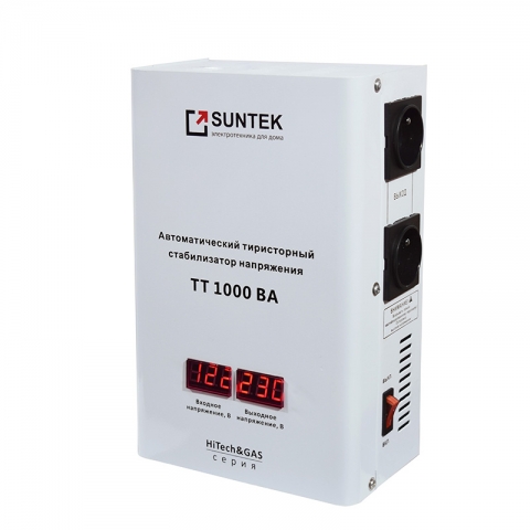products/Тиристорный стабилизатор SUNTEK ТТ-1000 ВА, 120-280В, 3 года гарантии