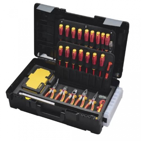 products/Набор инструментов для электромонтажника в кейсе, 78 предметов Felo, 41387818
