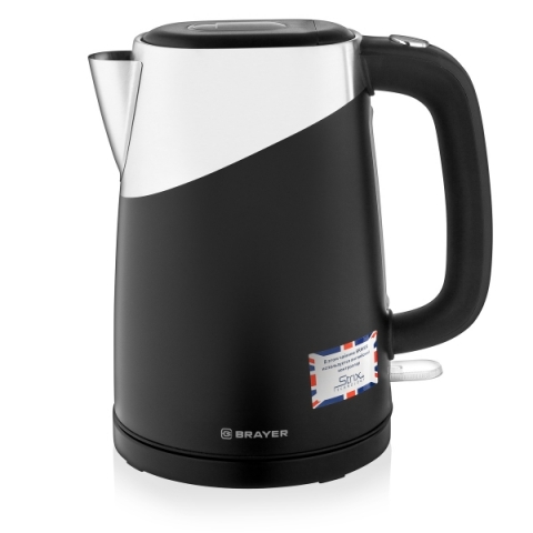 products/Электрический чайник BRAYER BR1023BK, серый/черный 1,7 л