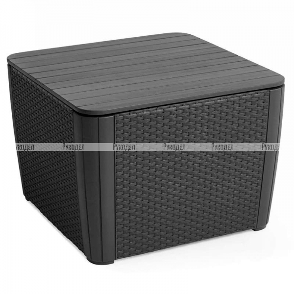 Стол Keter  Luzon Plus Flat Wicker Graphite 115 L (17208454), 241664