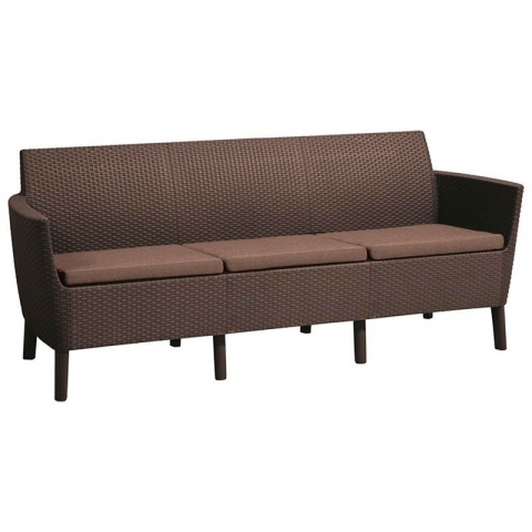 products/Диван Allibert Salemo 3 seater (17209039) коричневый, 244095