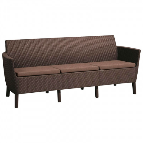 products/Диван KETER Salemo 3 seater sofa (17209039) коричневый - серо-бежевый 244095