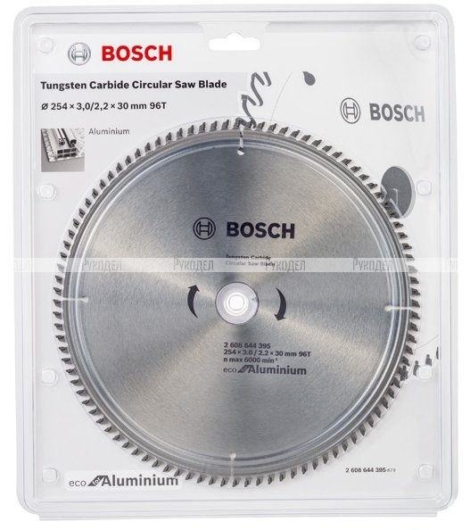 Пильный диск ECO AL (254x30 мм; 96T) Bosch 2608644395