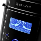 Мультиварка BRAYER BR2401, 1000 Вт, 6 л, 12 программ, сенсор упр, led-дисплей, таймер 24 ч