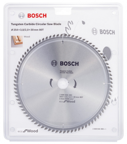 products/Пильный диск ECO WOOD (254x30 мм; 80T) Bosch 2608644384