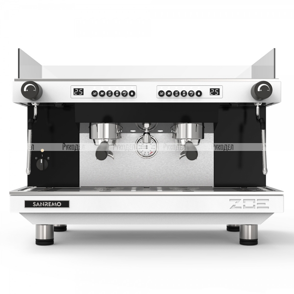 Кофемашина Sanremo Zoe Competition SED (автомат) 2 гр. бело-чёрная SANREMO арт. UZB2112127T6A